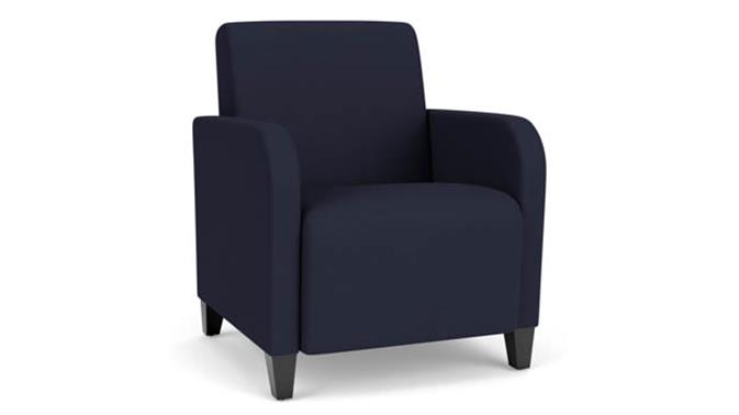 Open House Navy Upholstery / Black Finish