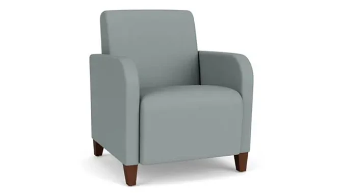 Dillon Lucid Upholstery / Walnut Finish