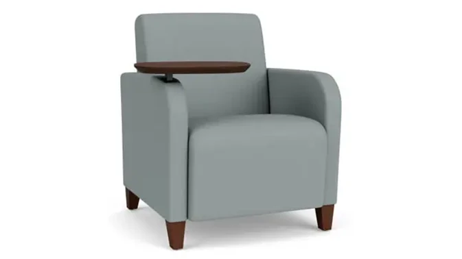 Dillon Lucid Upholstery / Walnut Finish