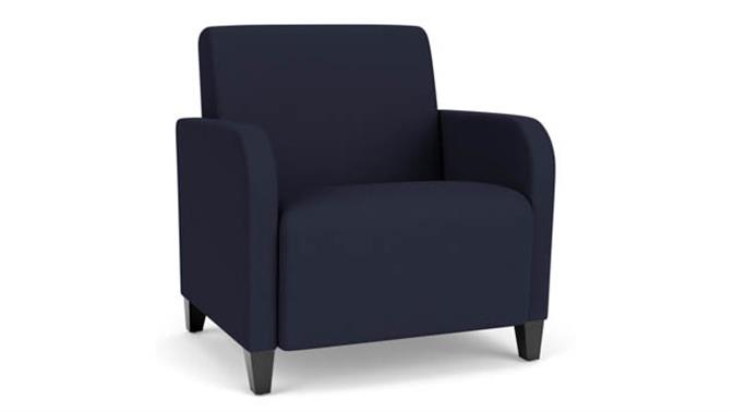 Open House Navy Upholstery / Black Finish