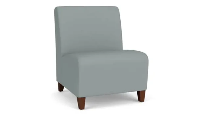 Dillon Lucid Upholstery / Walnut Finish