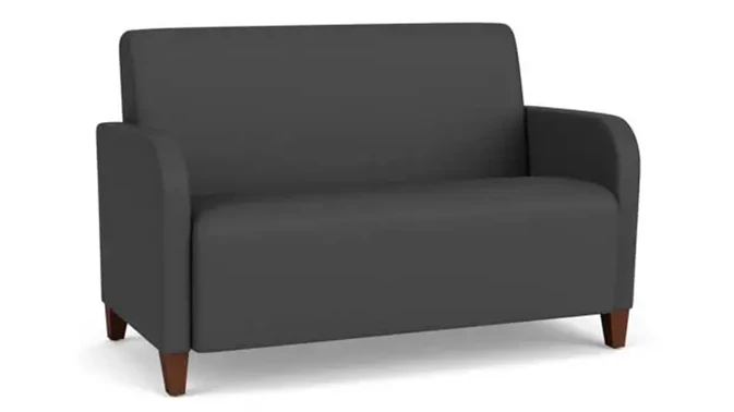 Dillon Graphite Upholstery / Walnut Finish