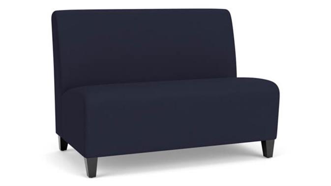 Open House Navy Upholstery / Black Finish