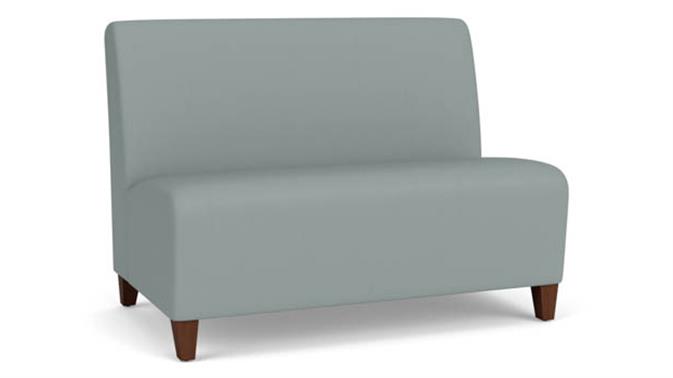 Dillon Lucid Upholstery / Walnut Finish