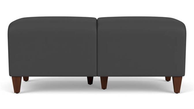 Dillon Graphite Upholstery / Walnut Finish