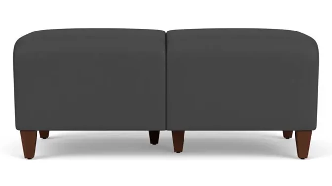 Dillon Graphite Upholstery / Walnut Finish