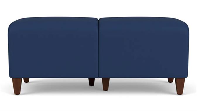 Dillon Ocean Upholstery / Walnut Finish