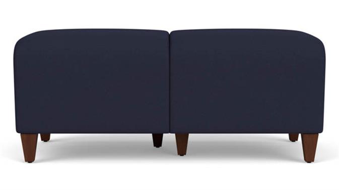 Open House Navy Upholstery / Walnut Finish