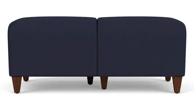 Open House Navy Upholstery / Walnut Finish