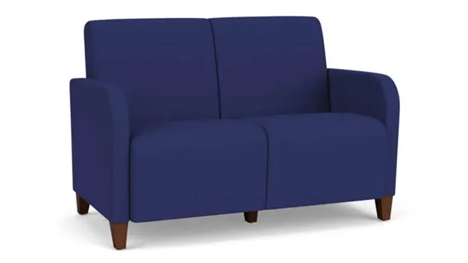 Open House Cobalt Upholstery / Walnut Finish