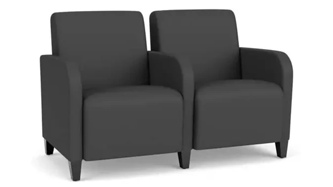 Dillon Graphite Upholstery / Black Finish