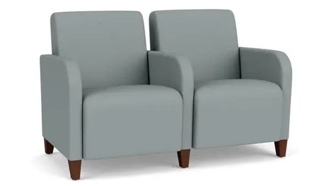 Dillon Lucid Upholstery / Walnut Finish