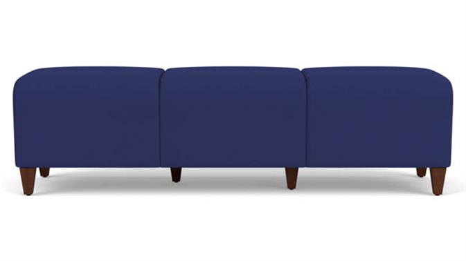 Open House Cobalt Upholstery / Walnut Finish