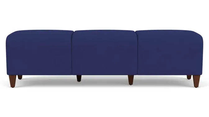 Open House Cobalt Upholstery / Walnut Finish