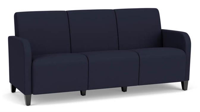 Open House Navy Upholstery / Black Finish