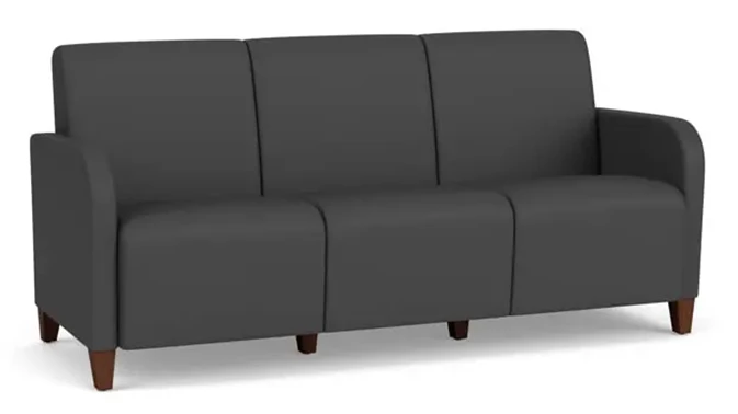 Dillon Graphite Upholstery / Walnut Finish