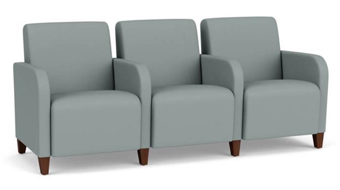 Dillon Lucid Upholstery / Walnut Finish