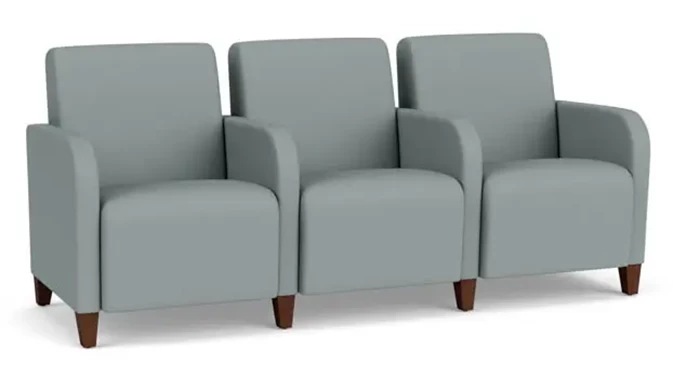 Dillon Lucid Upholstery / Walnut Finish