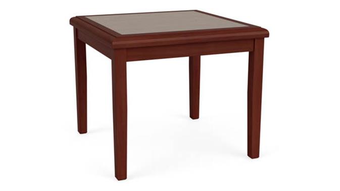 Wood Legs, Mahogany / Earthen Twill Insert
