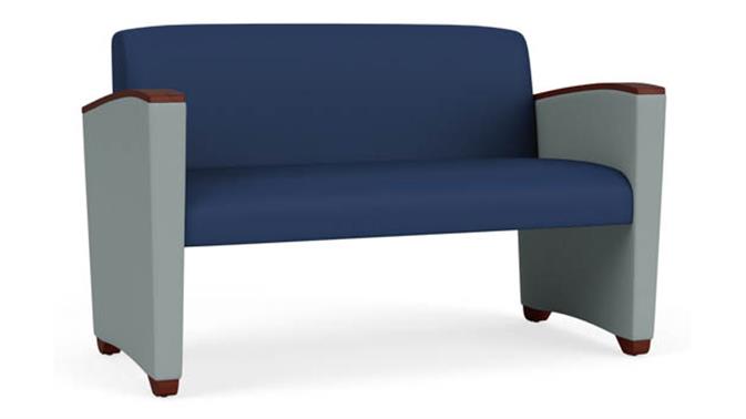 Ocean Dillon Polyurethane / Lucid Dillon Polyurethane / Mahogany Armcaps, Legs