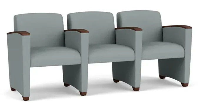 Lucid Dillon Polyurethane / Wood Legs, Walnut