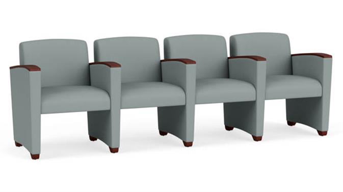 Lucid Dillon Polyurethane / Wood Legs, Mahogany