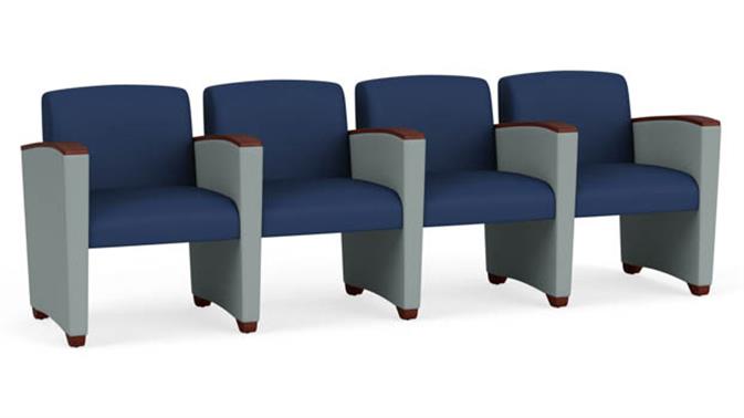 Ocean Dillon Polyurethane / Lucid Dillon Polyurethane / Mahogany Armcaps, Legs