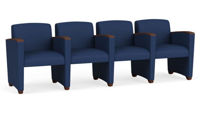 Ocean Dillon Polyurethane / Wood Legs, Walnut