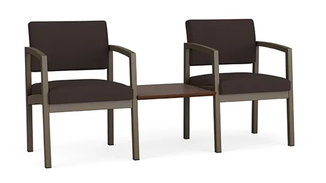 Bronze Frame / Open House Fabric - Coffee Bean