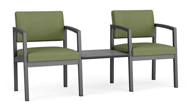 Charcoal Frame / Dillon Polyurethane - Sage