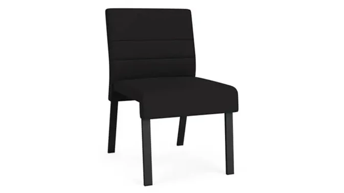 Black Open House Fabric / Black Steel Finish