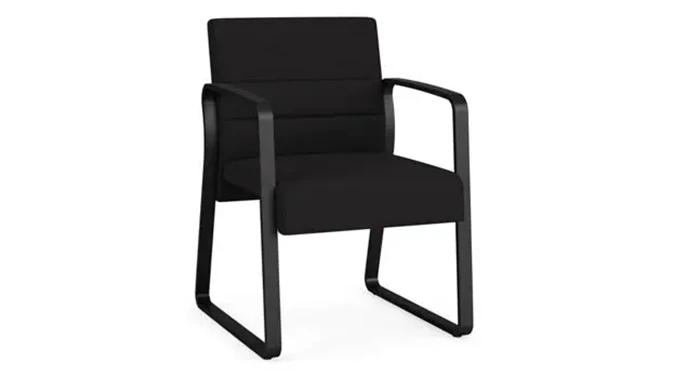 Black Open House Fabric / Black Steel Finish