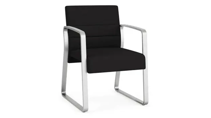 Black Open House Fabric / Silver Finish