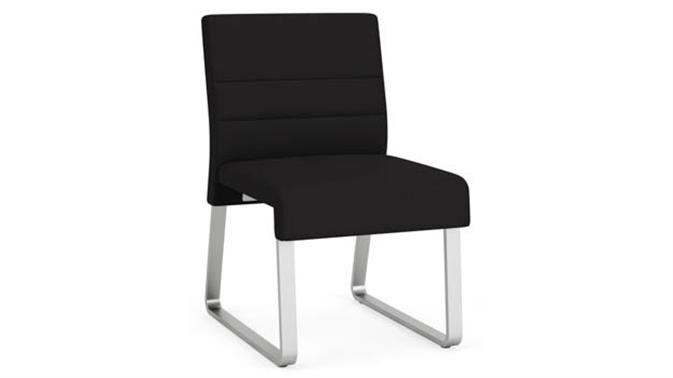 Black Open House Fabric / Silver Finish