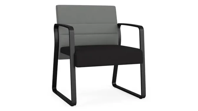 Asteroid Open House Fabric / Black Open House Fabric / Black Steel Finish