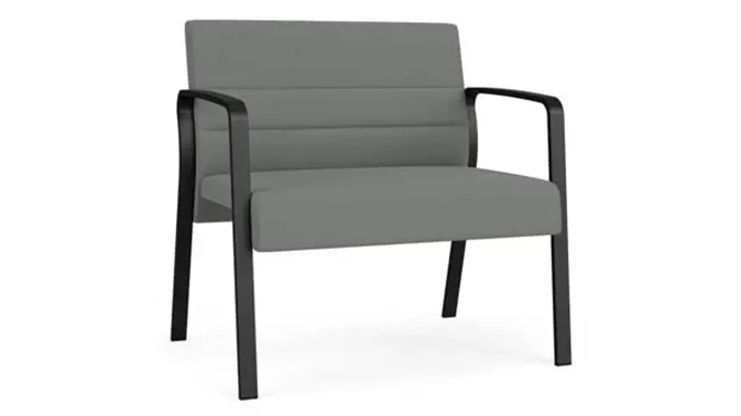 Asteroid Open House Fabric / Black Steel Finish