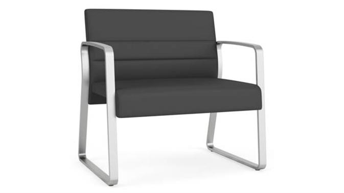Graphite Dillon Polyurethane / Silver Finish