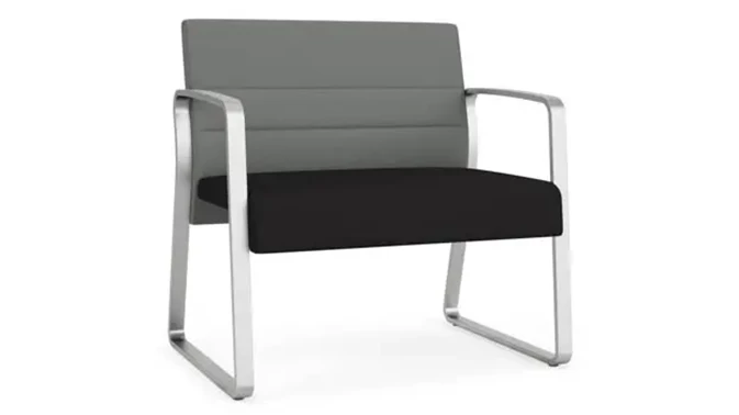 Asteroid Open House Fabric / Black Open House Fabric / Silver Finish