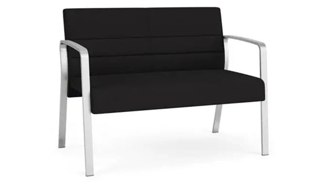 Black Open House Fabric / Silver Finish