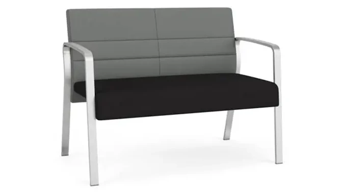 Asteroid Open House Fabric / Black Open House Fabric / Silver Finish