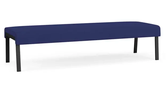 Cobalt Open House Fabric / Black Steel Finish