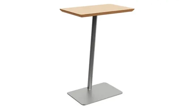 Silver Frame / Natural Maple Tabletop