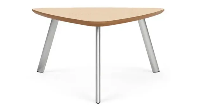 Silver Frame / Natural Maple Tabletop