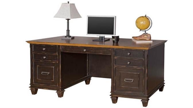 Black Two-Tone Finish / Plank Top