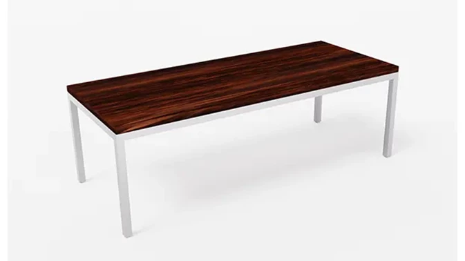 Colombian Walnut / Silver Legs