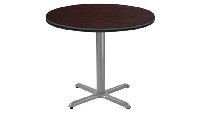 Mahogany Top /Grey Frame