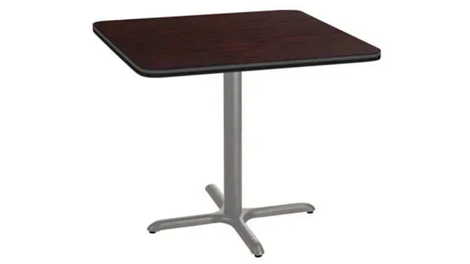 Mahogany Top /Grey Frame