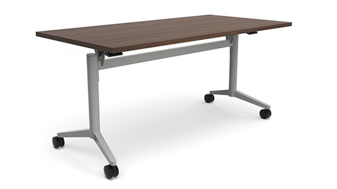 Modern Walnut / Silver Base