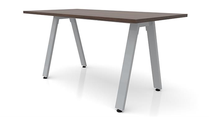 Modern Walnut / Silver Legs