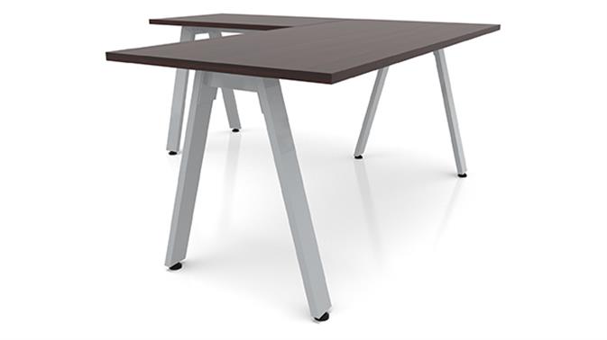 Mahogany / Silver Legs